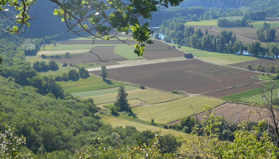 Larnagol countryside view from Calvignac